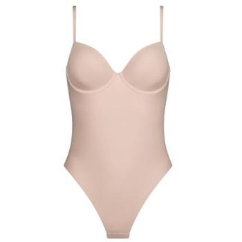 Nude DIM Body String Microfibre Sculptante – Silhouette Invisible Beige L