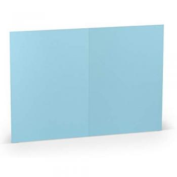 B6 Hoch‑Aqua Bänder – 100‑faches Doppelkartenset