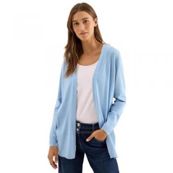 CECIL Soft Cotton Long-Strickjacke