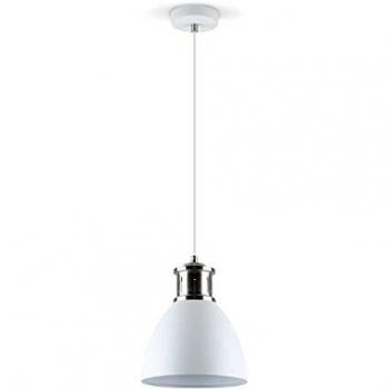 Hängeleuchte „Steve“ – LED Universum, Ø 20cm, silberner Sockel