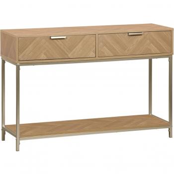 110cm Herringbone Console Table