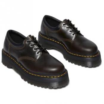 Chaussures haute tige cuir cires Dr Martens 8053 quad orléans marron 36