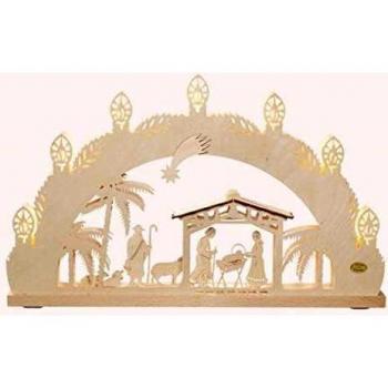 Arco Luminoso Saico 1952 – Dimensioni Grandi, Legno Artigianale