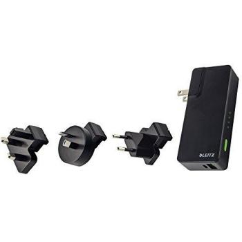 Leitz Travel USB Wall Charger and Power Bank 3000 mAh