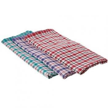 Robert Scott Check Tea Towels Pack of 10