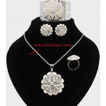 Adixyn Elegancia Africana: Collares, Aretes y Anillos de Plata