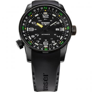 Traser H3 Pathfinder Automatik 46mm Herrenuhr, Schwarz, 10ATM
