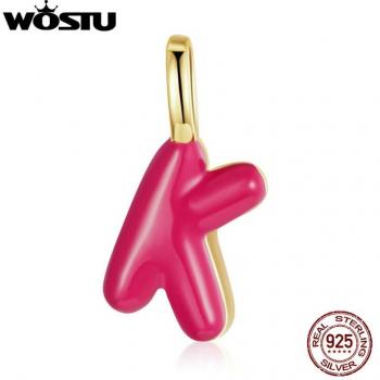 WOSTU Collar de Corazón y Serpiente en Plata de Ley 925