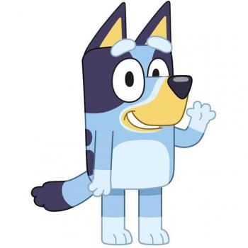 Cojín 3D Bluey 35 cm decorativo