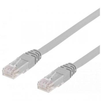 Cavo di rete Cat6 Deltaco 0,5m LSZH grigio