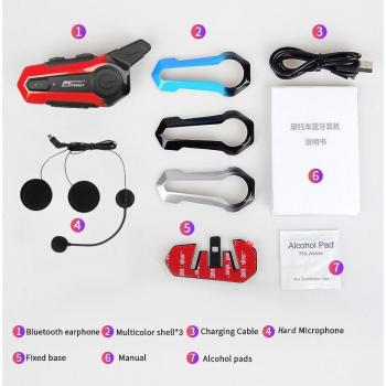 Auriculares AITEMAY para Casco con Bluetooth E1