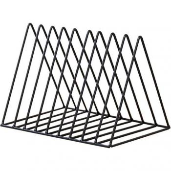 Triangle Wrought Iron Magazine Holder