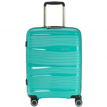 Travelite 37‑Liter Rollen‑Trolley „Motion“ – Hartschale, Minz‑Farbe, Beweglich