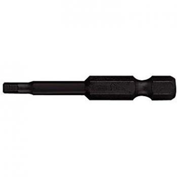 Embout hexagonal de tête courte 1/4″ H3 110 mm (10 pièces)