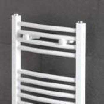 Electric-Only Wendover Curved Towel Radiator – 600 mm × 400 mm – White