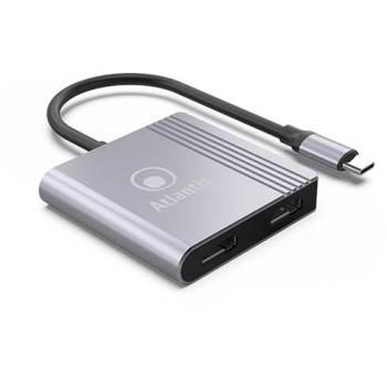 Atlantis Land USB‑C to Dual HDMI 1xUSB‑C → 2xHDMI, 1920×1080 @60 Hz