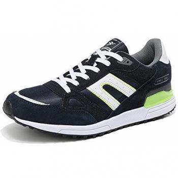 AX BOXING Unisex Trainers Multisport Running Walking Gym Shoes Sneakers Black Size 6-11 (7 UK, Dark Blue)