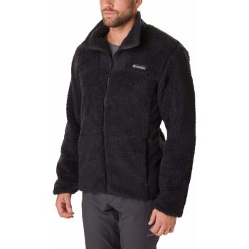 Columbia Herren Winter Pass Fleece-Jacke mit Durchgehendem Reißverschluss, Schwarz (L)