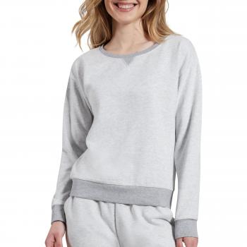 TOM TAILOR Sweatshirt mit weichem Baumwollmix
