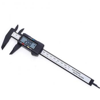 Calibrador Digital de Alta Precisión 100mm de Fibra de Carbono