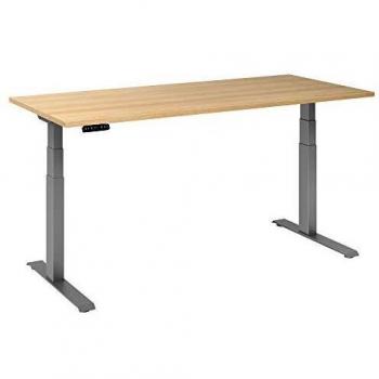 Scrivania Regolabile in Altezza 180x80 Quercia