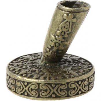 Classic Metal Inkwell Pen Holder