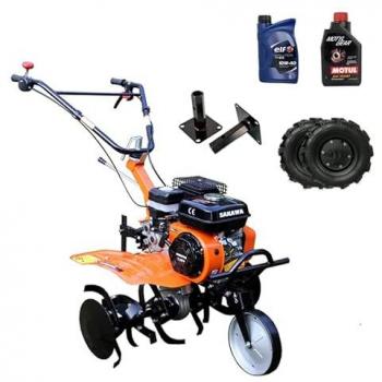 Motoazada SAKAWA 7,5CV con Ruedas, Mangones y Aceite