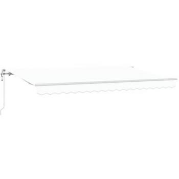 Auvent 400 × 200 cm, rétractable, blanc – édition vidaXL