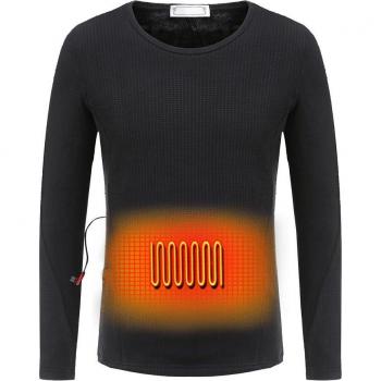 Men's Thermal Electric Heating Jacket USB Winter Motorcycle Apparel M-4XL