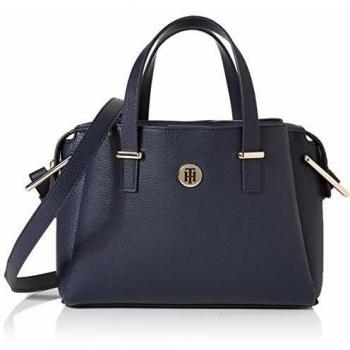 Tommy Hilfiger Th Core Med Satchel, Bolso para mujer, color azul