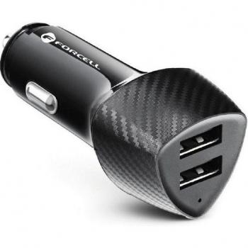 KFZ-Ladegerät Dual USB 17W Schwarz