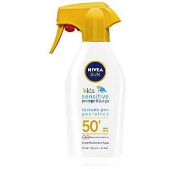 NIVEA Kids Sensitive Sonnenschutz & Spaß Spraypistole FP 50+ – 300 ml