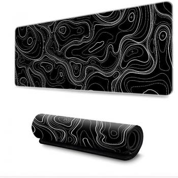 Tapis de souris surdimensionné Noir M