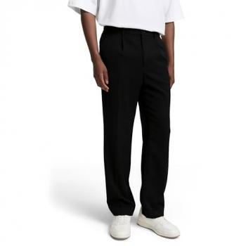 Pantalón de Cuero Negro Tom Tailor