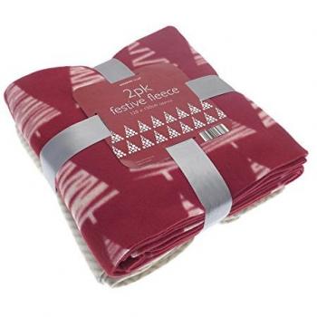 Seasonal Comfort Set: Kitchenware, Fleece Throws, Trees, Zig Zags