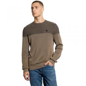 Street One Casual Pullover für Herren – dunkelbraun, 3XL