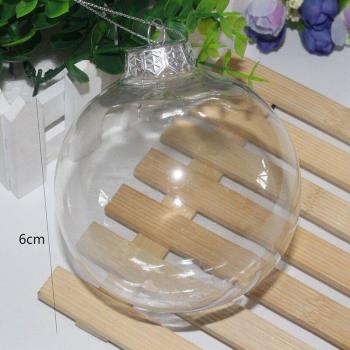 Décor d'extérieur en plastique transparent