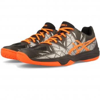 Gel‑Fastball 3 Handballschuhe ASICS für Männer – schwarz & orange, Größe 47