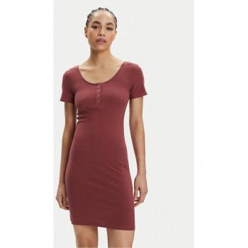 Vestito di Giornata Rosso Slim Fit