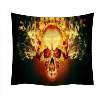 Decorative Skull Wall Tapestry for Halloween