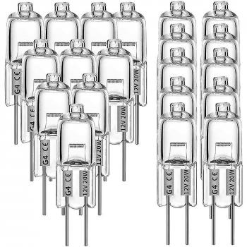 20 bombillas halógenas G4 20W 12V