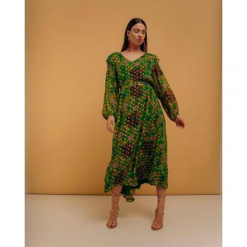 Vestido Moderno Niza con Patrón Floral