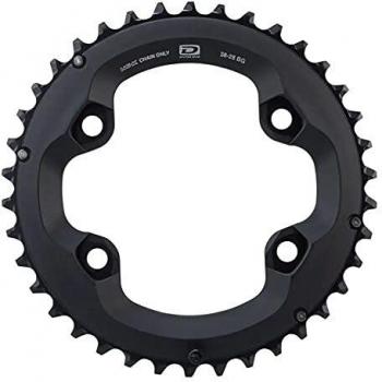 Shimano Deore 2x10 MTB-Kettenblatt Set – 34 Zähne, Noir, 96 mm Spaltweite – Y1WD98040
