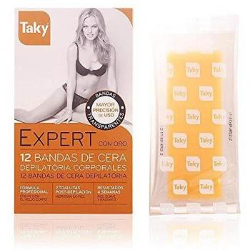 Taky Gold Body Wax Strip Pack (12 Stück)