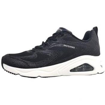 Skechers Women's Tres Air Uno Sneakers Black 8 UK
