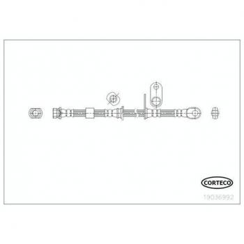 CORTECO Flexible de frein 19036992