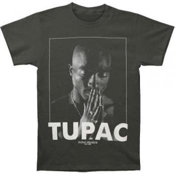 Unisex Adult Black Tulpa Cotton Shirt by Tupac Shakur XL