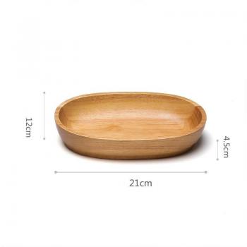Wooden Boat Serving Plate