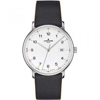 Junghans 'FORM MEGA' Black Stainless Steel Watch