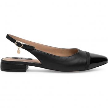 Nine West SY2124 schwarze Flache Sandalen